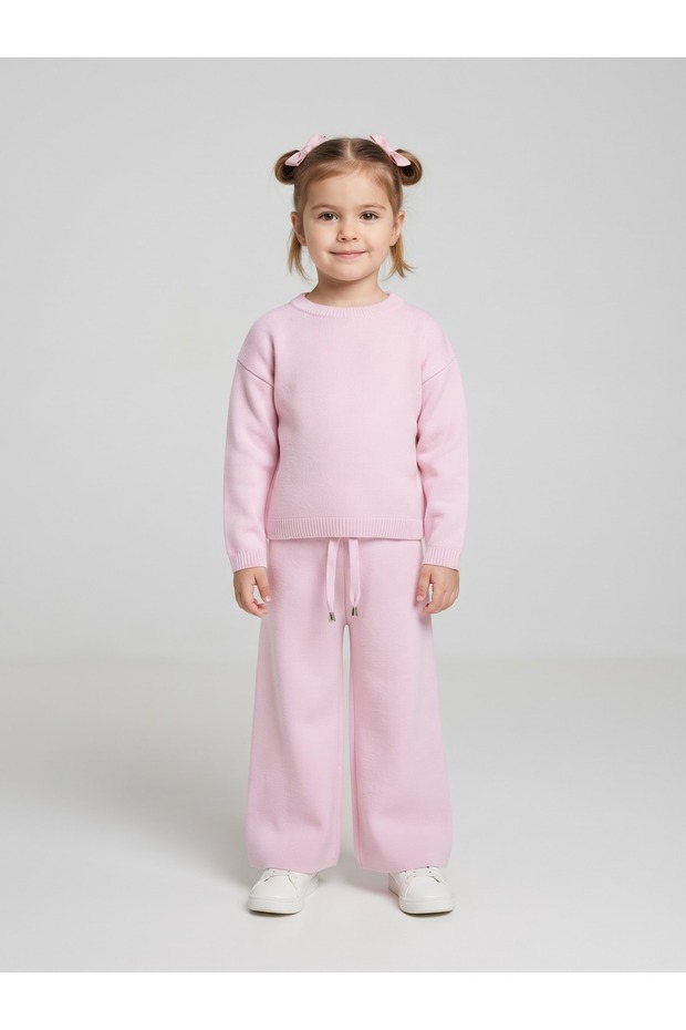 Girls' Knitwear Set Pink 2/6 Years