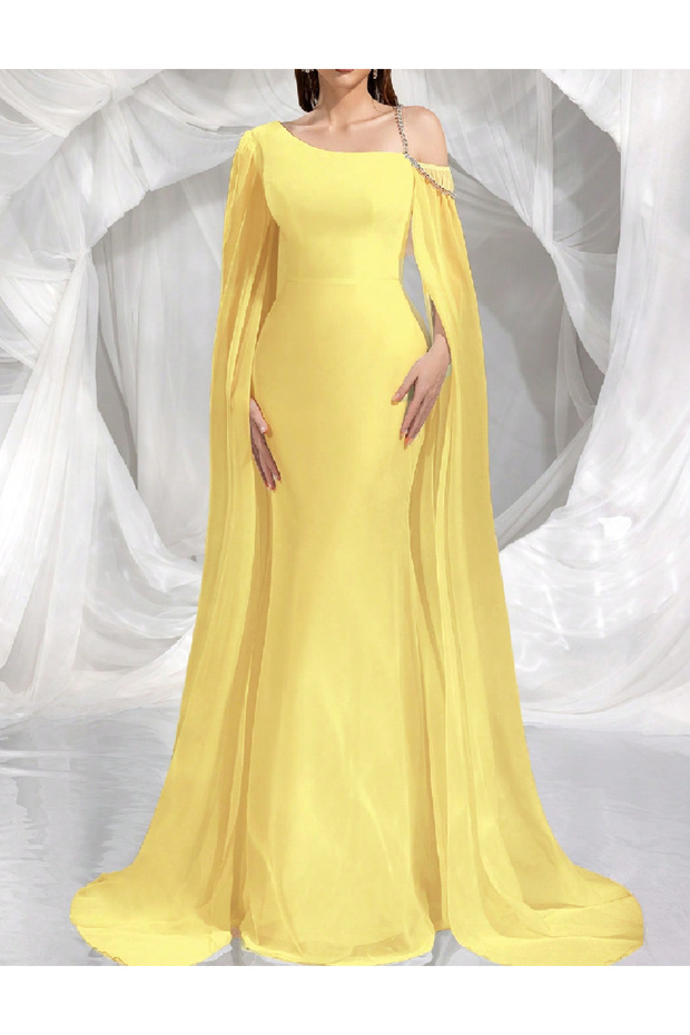 Rochie lunga, Galben