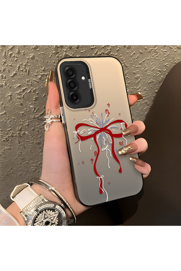 Samsung Galaxy A26 Compatible Romantic Bow and Star Case, Fashionable, Secure Protection
