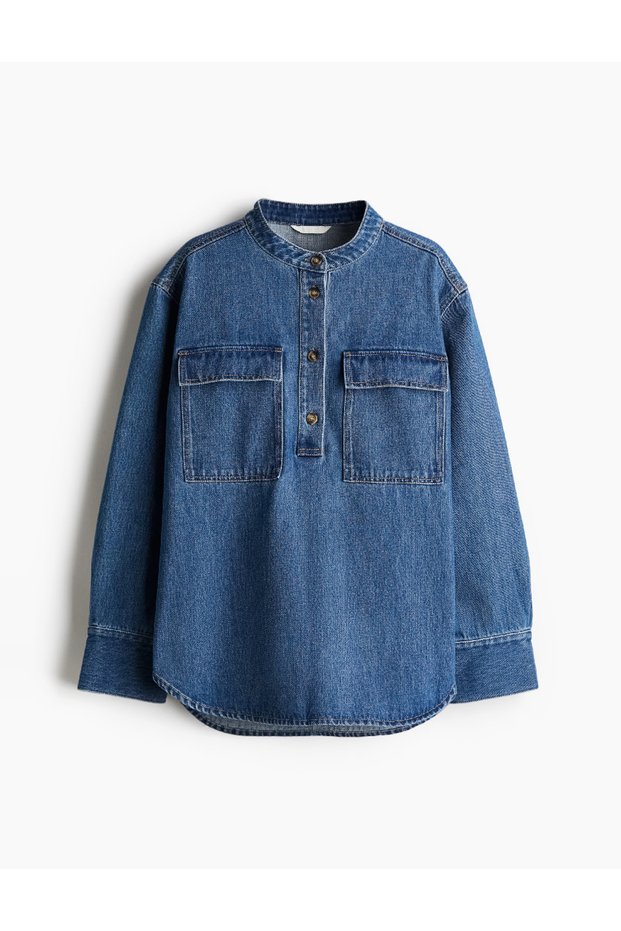 Jacheta Oversize, Albastru