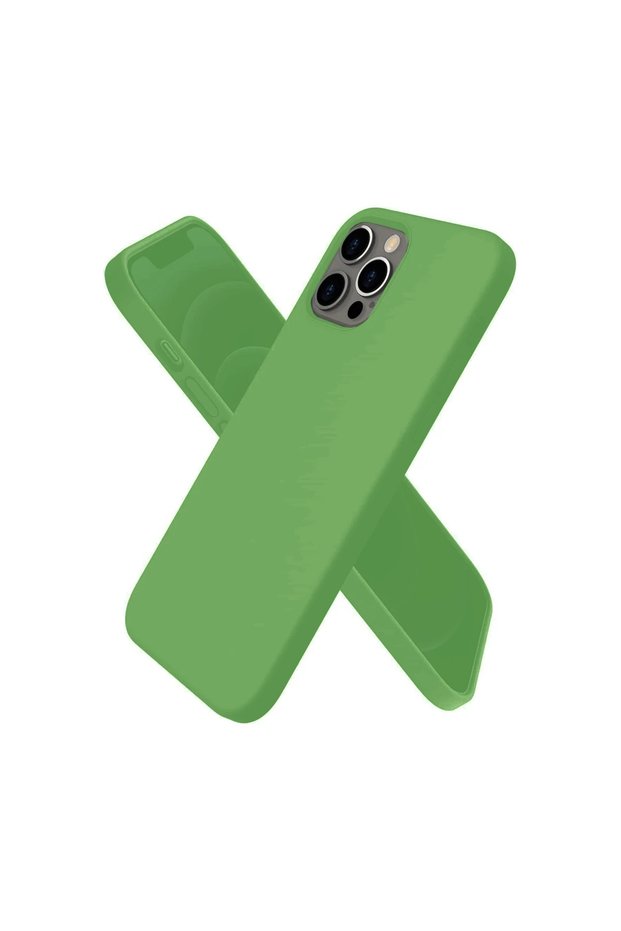 Apple iPhone 12 Pro Max Case First Silicone - Green