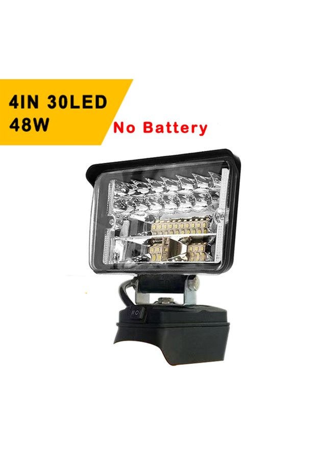 4IN 30LED 48W 3/4/5/8Inch Led Light Portable Spotlights Cordless Outdoor Work Fishing Handheld Emerg