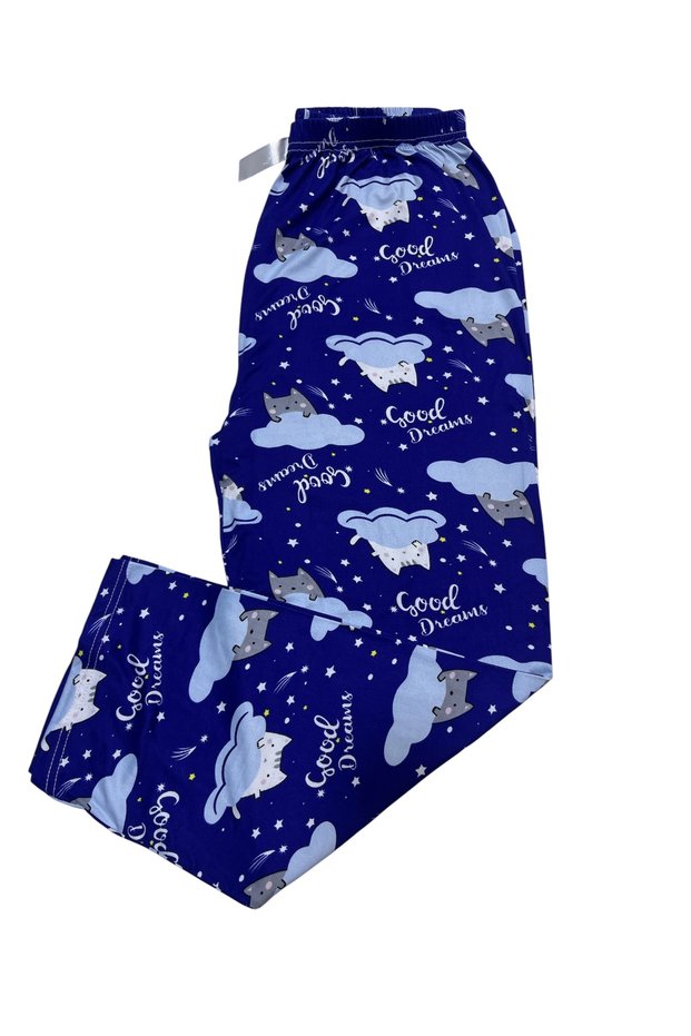 Plus Size Battal Single Pajama Bottoms