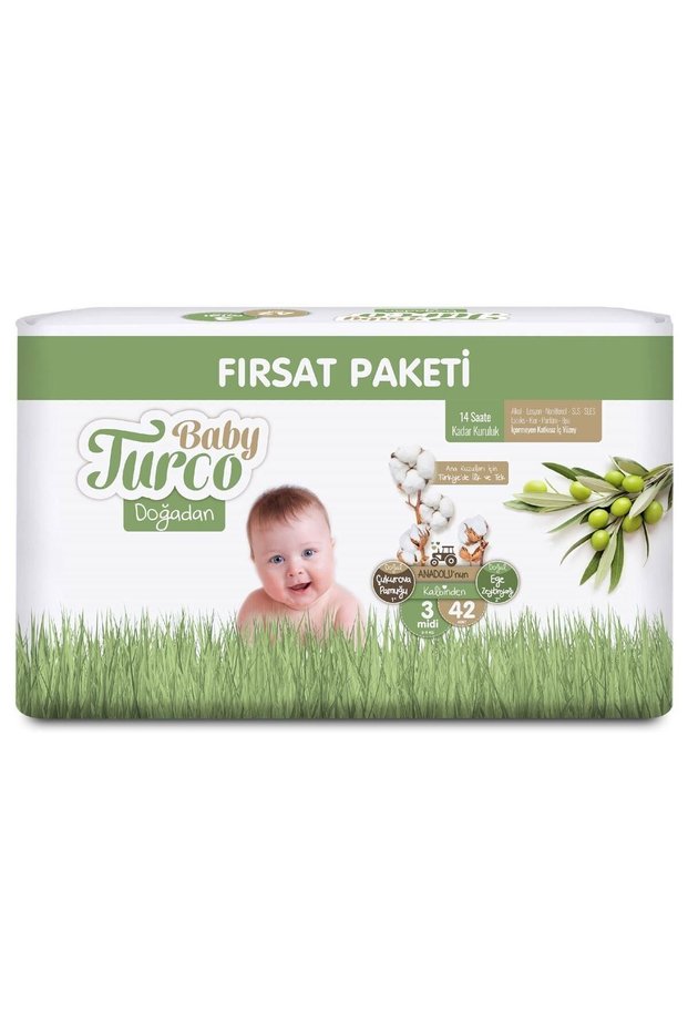 Doğadan Opportunity Package Baby Diapers Size 3 Midi 126 Pieces