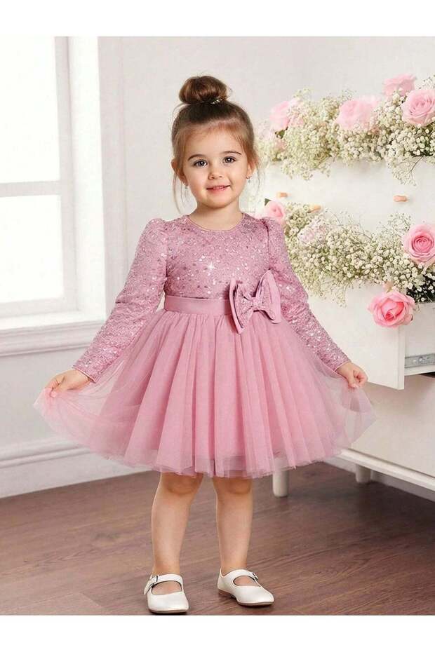 Рокля, розова