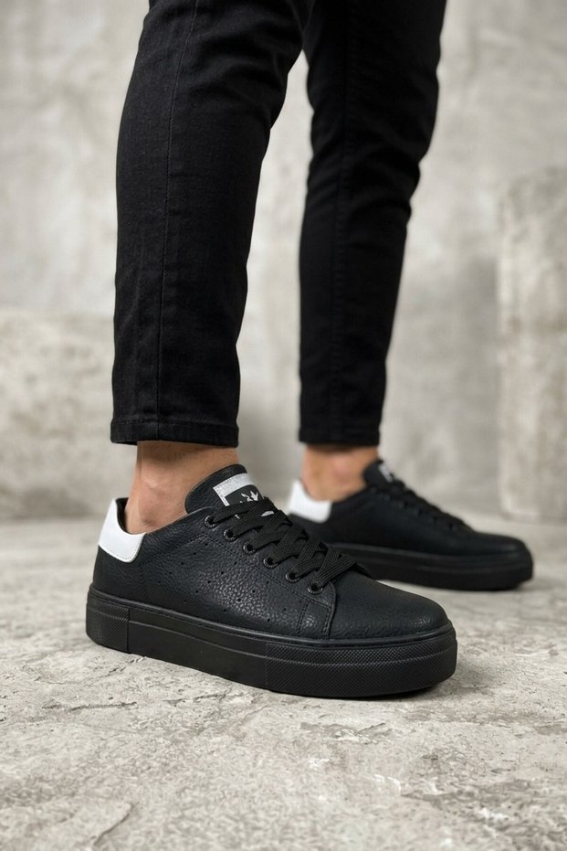 Zrc983 high quality basic orthopedic men's sneaker black white
