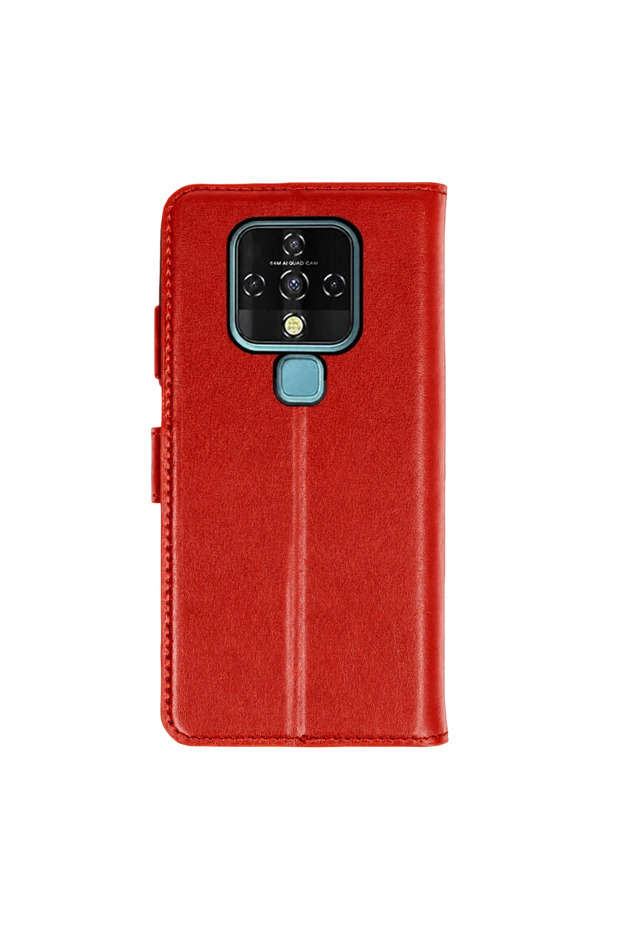 Tecno Camon 16 Trend S Plus Flip Phone Case - Red