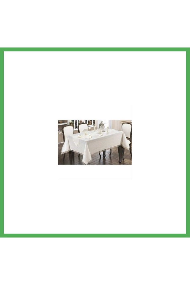Lace Dining Set for 8 People - Cream Bezoss