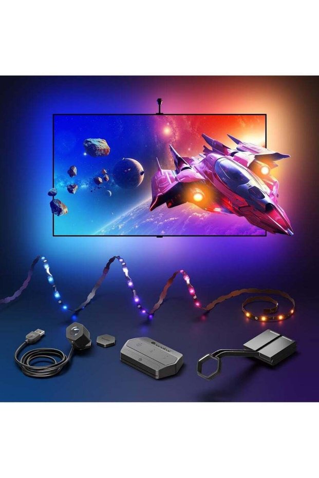 4D V2 Screen Mirror LED Strip | Immersive Screen Sync, Smart Color Match, Flexible