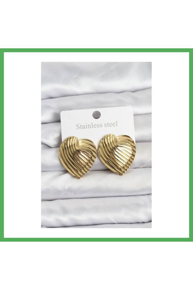 316L Steel Gold Color Model Women's Earrings Bezoss