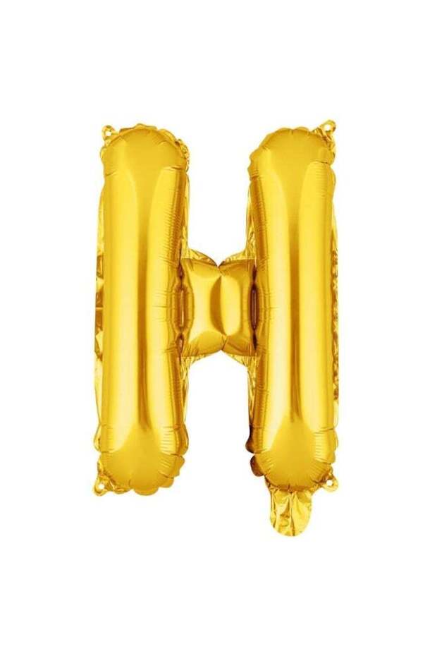 Giant Gold Letter H Balloon Foil Helium Big Single Mylar Balloon Birthday Party