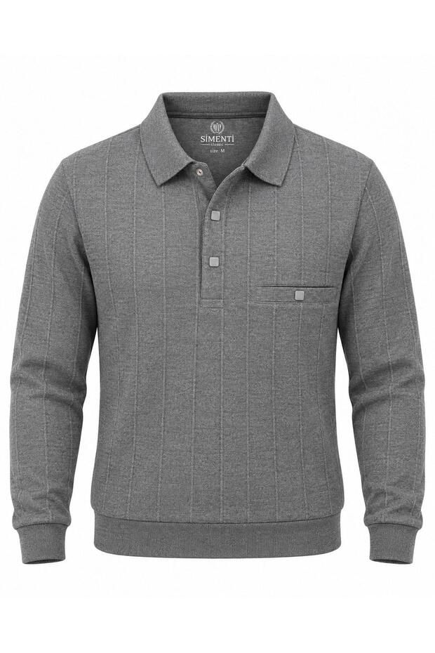 Simenti Regular Fit Polo Neck Knitwear Sweatshirt - 7800