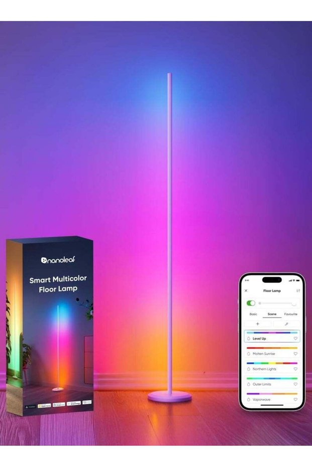 Nanoleaf FLOOR LAMP STARTER KIT | Smart LED Multi-Color, Bright, Vivid Light, WiFi App Controlled