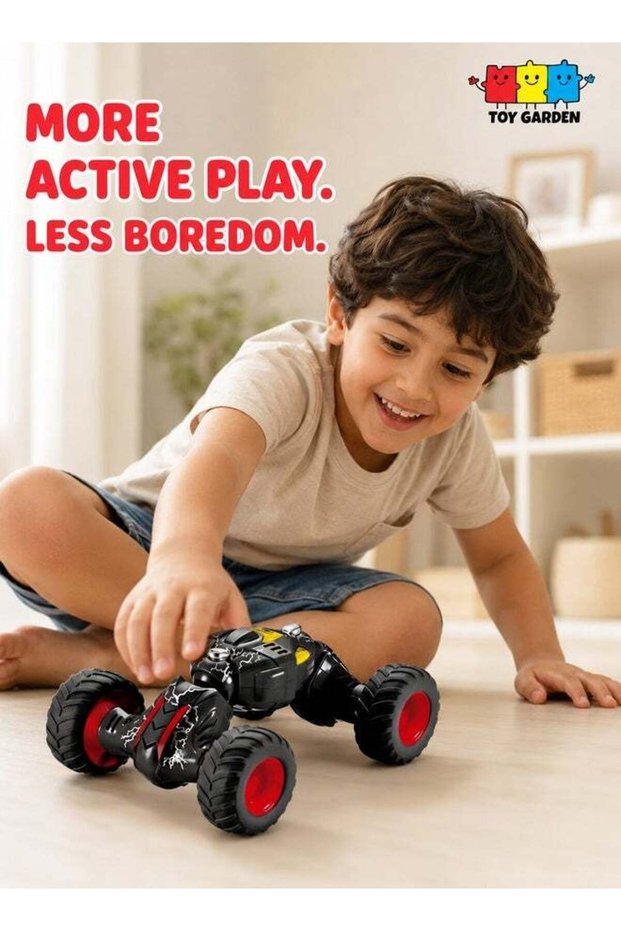 Off-Road Climbing Car – 4WD Push & Pull-Back Toy Vehicle, Durable Plastic, No Batteries