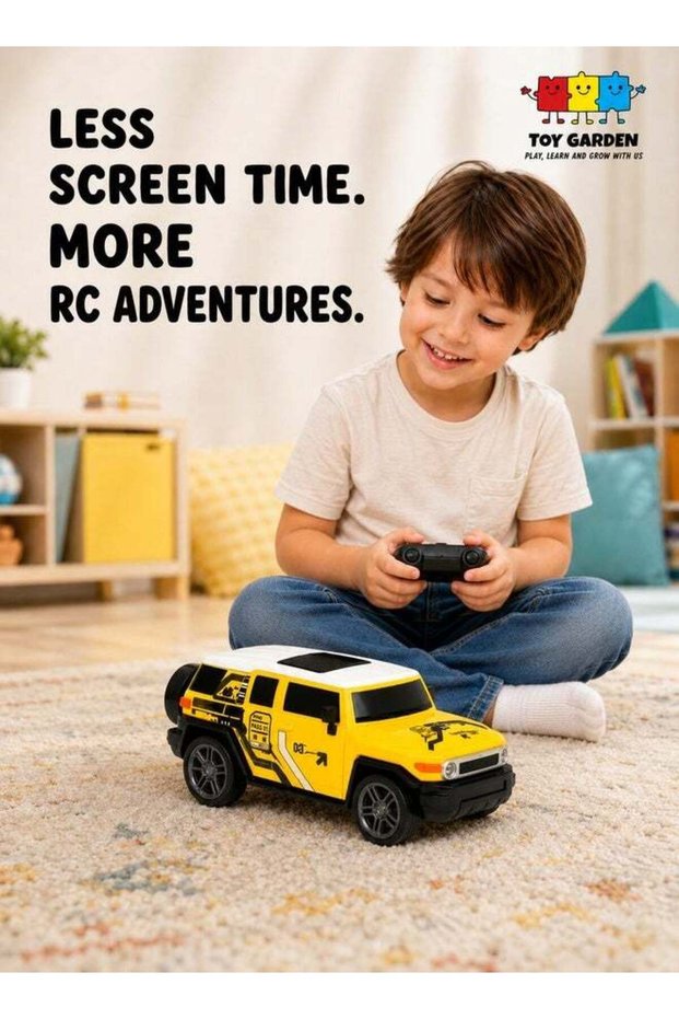 Simulation of Toyota FJ Cruiser Rechargeable RC Car – High-Speed 3D Remote Control