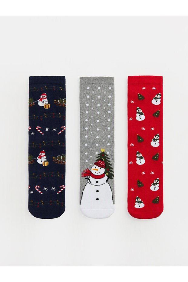 Esvab • Modern & Distinctive 3-Piece New Year's Themed Boys' Socks