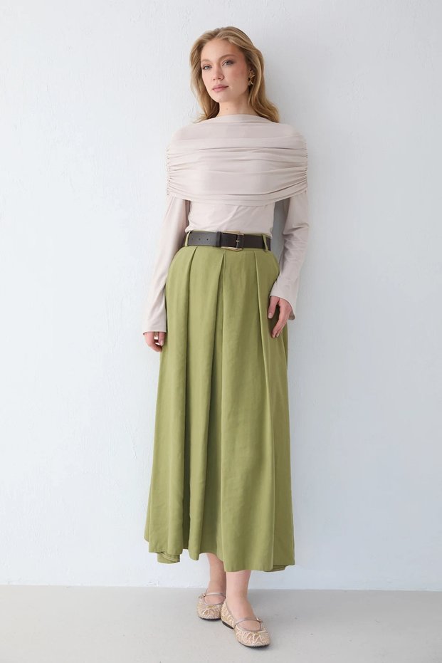 Belted Skirt 32-2775