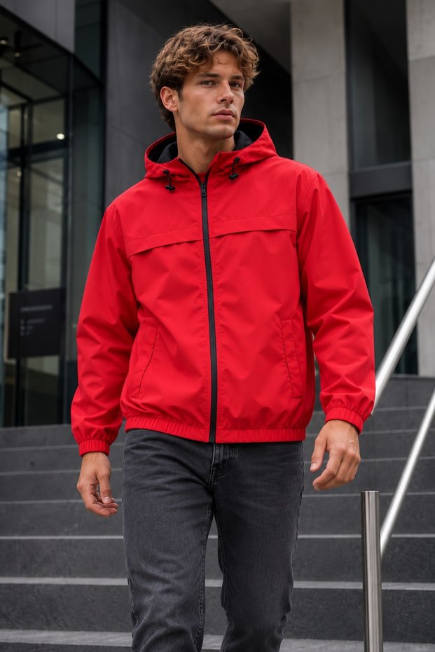 Men's Hooded Premium Casual Windbreaker