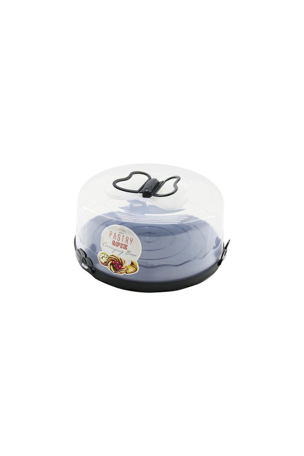 Round Cake and Pastry Pan Anthracite Gray Base 6-Piece Pack
