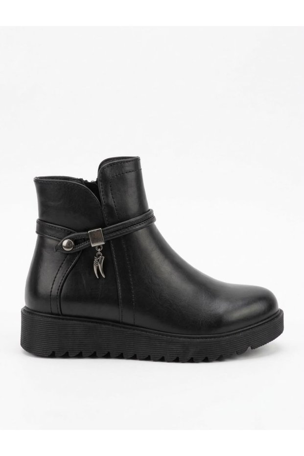 Mi̇lana Women's Casual Boots with Buckle Detail