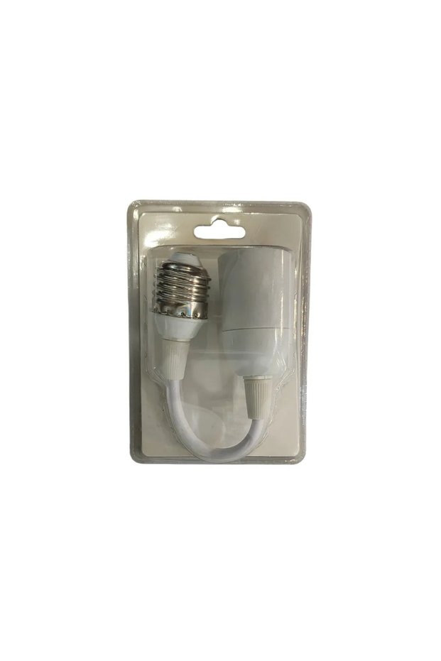 Lampholder adapter KASAN 11296 E27-E27 white