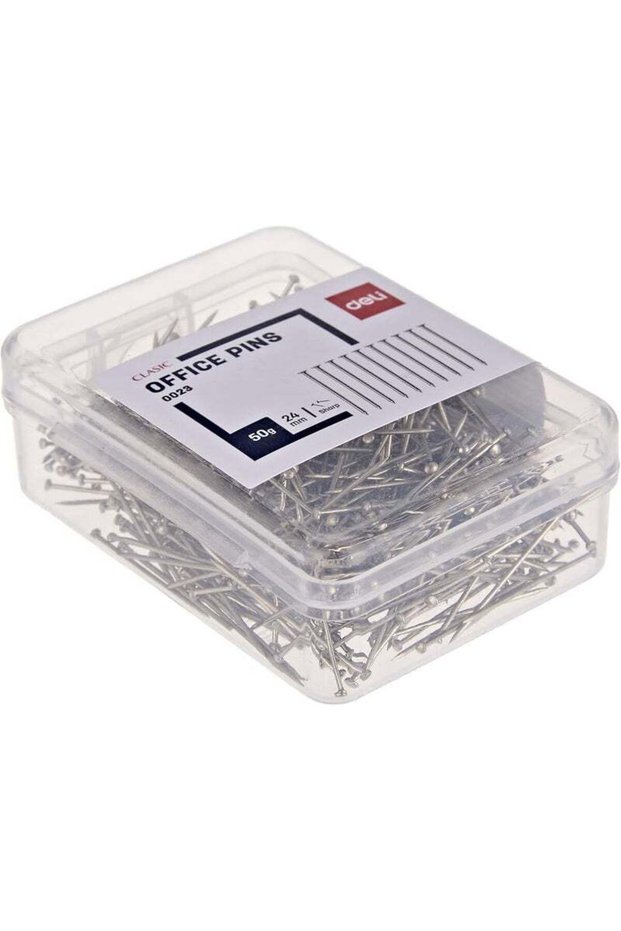 Office Pins, 50g, 24mm - Silver
