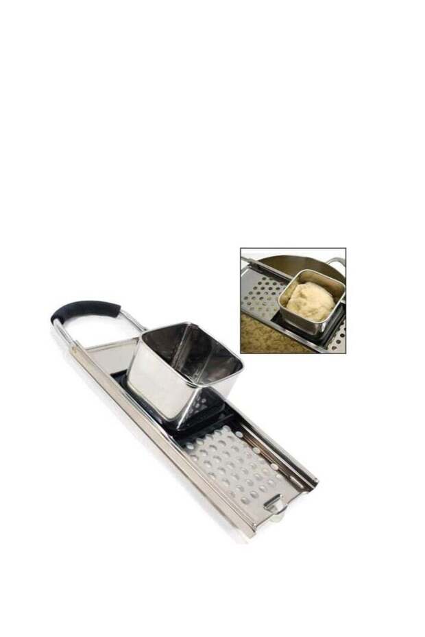 LAMAY Premium Grade Stainless Steel Spaetzle Maker with Comfort Grip Handle Traditional Egg Noodle