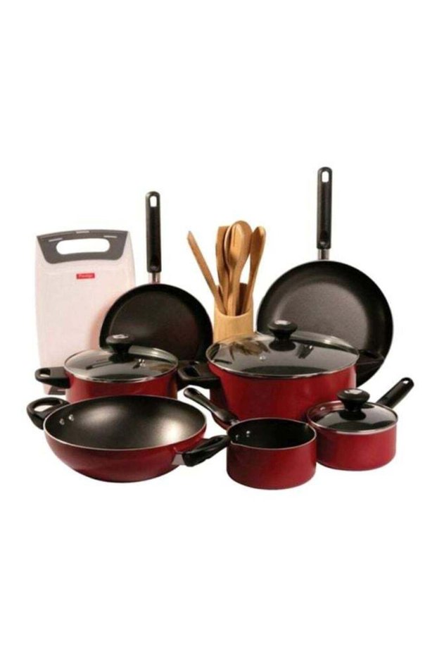 16-Piece Classique Pro Aluminium Non Stick Interior Durable & Light Weight Cookware Set
