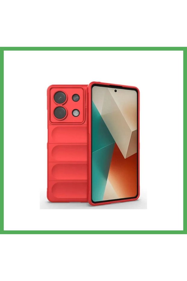 Poco X6 Compatible Case Optimum Silicone - Red Bezoss