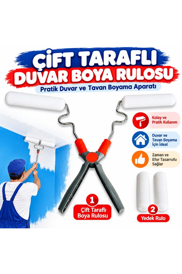 Nano Sponge Drip-Free Furniture and Wall Painting Roller for Both Corner and Flat Surfaces