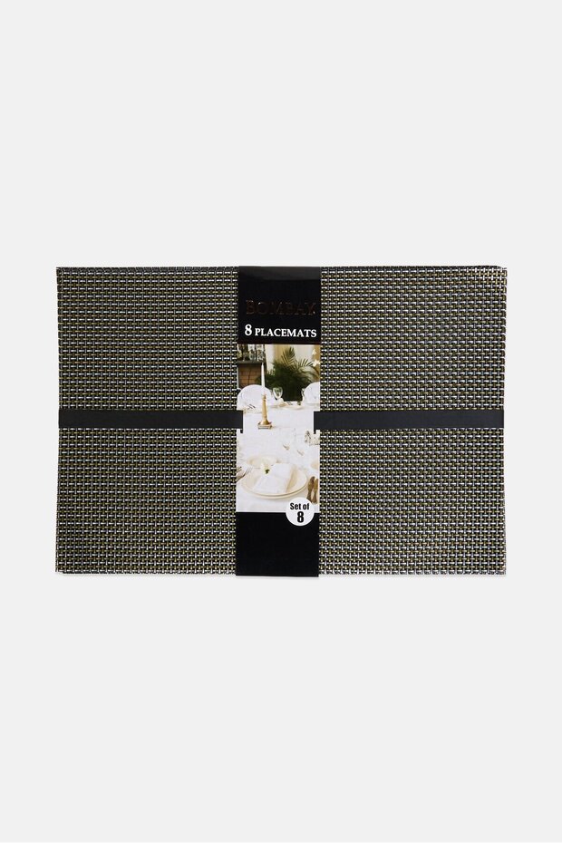 8 Pcs Texteline Placemats, Multicolor