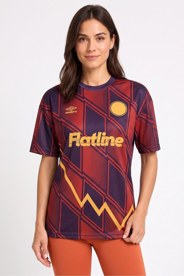 Women Sportswear Fit Short Sleeve Football Jersey, Multicolor