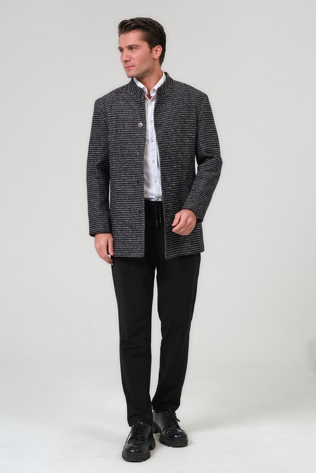 Men's Slim Fit Cashmere Coat, Jacket, Overcoat