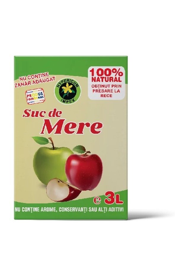 Apple juice Hypericum, cold pressed, 3 l