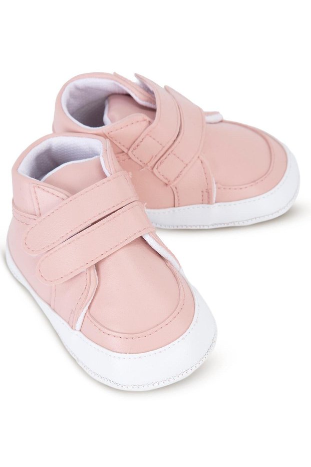 Double Velcro Long 17- Booties - Powder