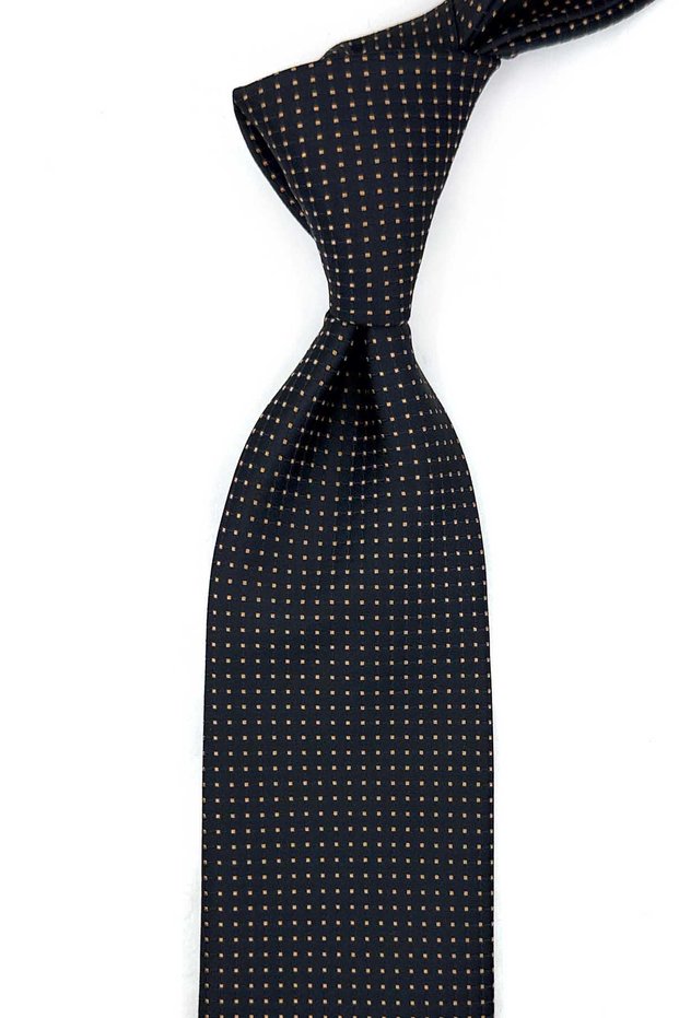 Classic Tie with Patterned Handkerchief Kk14079