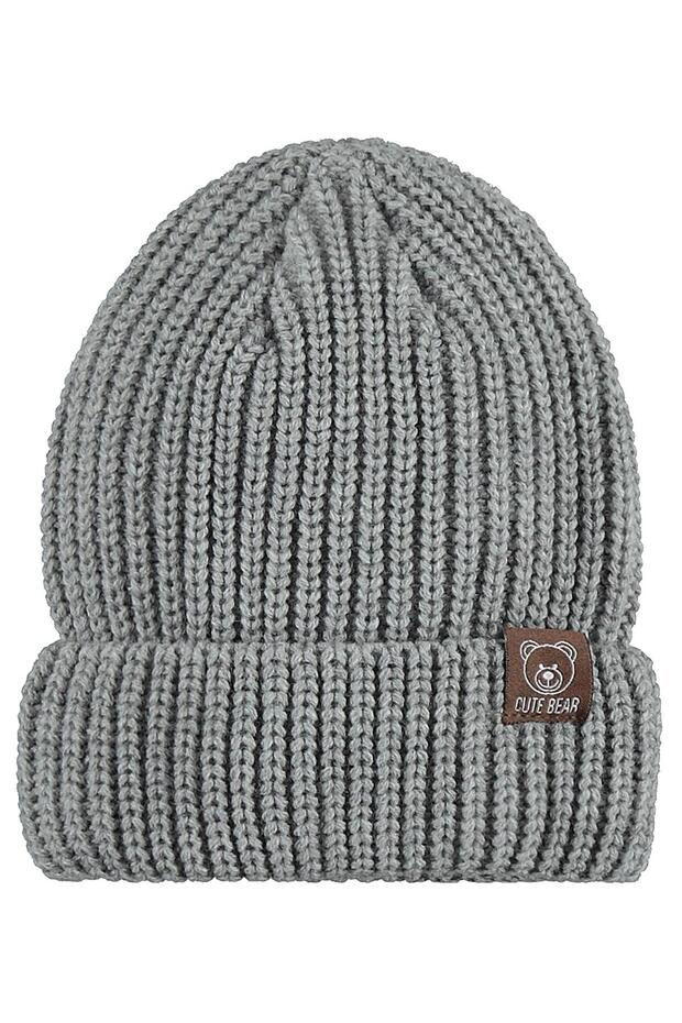 6-18 Months Baby Boy Hat Beanie - Gray