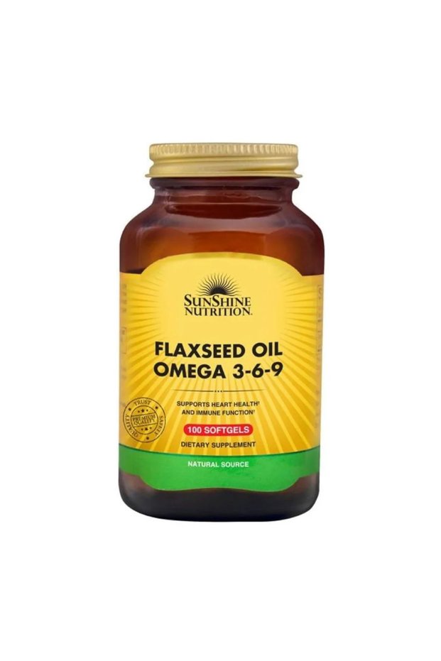 Flax Seed Oil Omega 3, 6, 9 100S