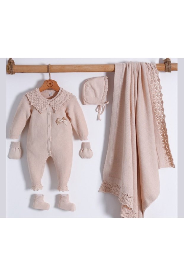 5-Piece Knitwear Set Empire Beige
