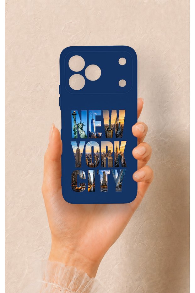 Tecno Spark 50 4g Compatible New York City Patterned Silicone Case