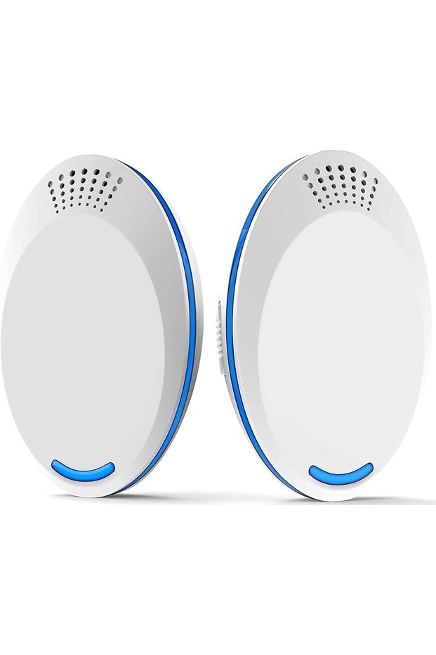 Ultrasonic Pest Repeller Plug-in - Electronic Insect Control Defender 2Pack - Roach Bed Bug Mouse Ro