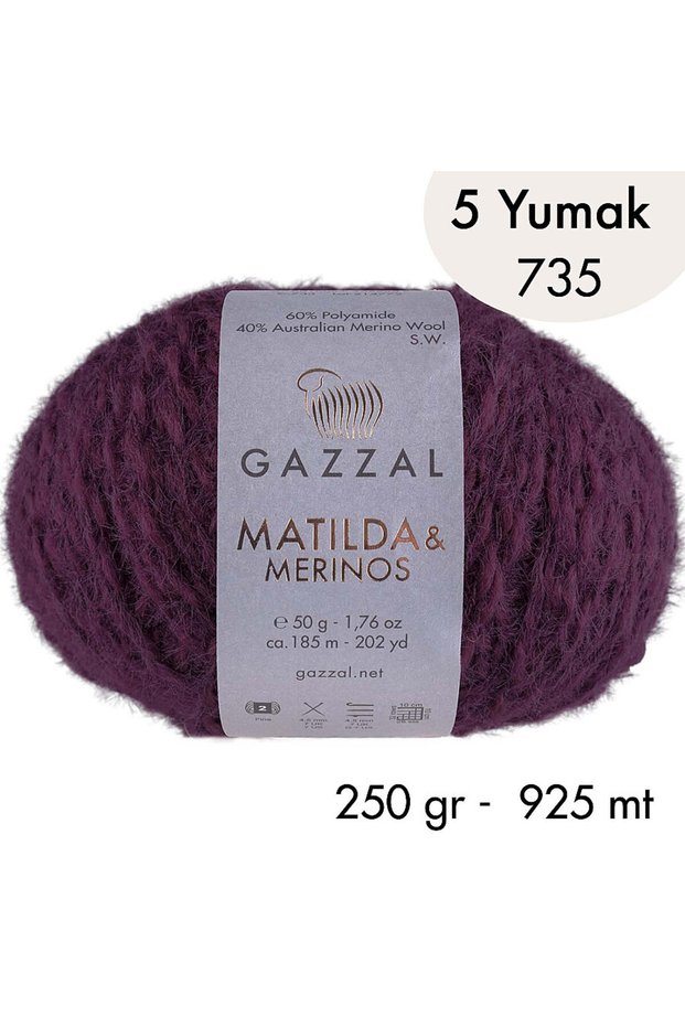 Matilda 735- Pack of 5 - 250 Gr - New