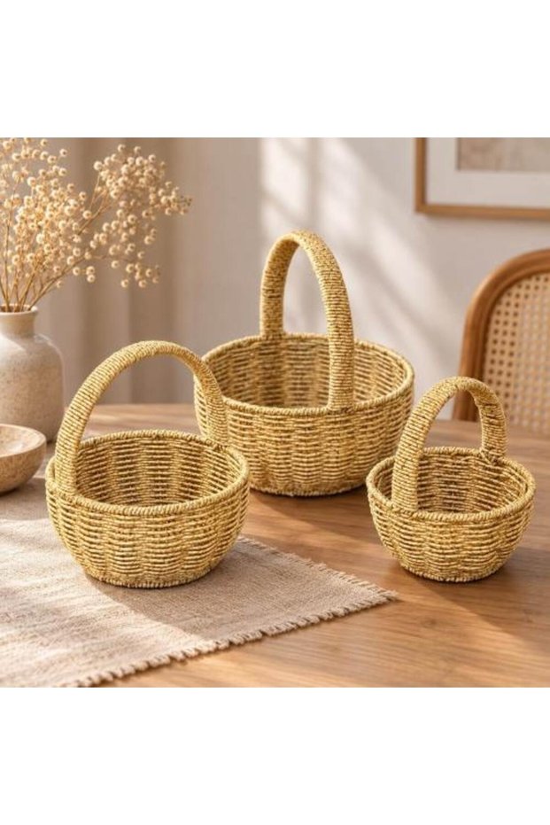Synthetic Wicker Baskets سلال خوص صناعي