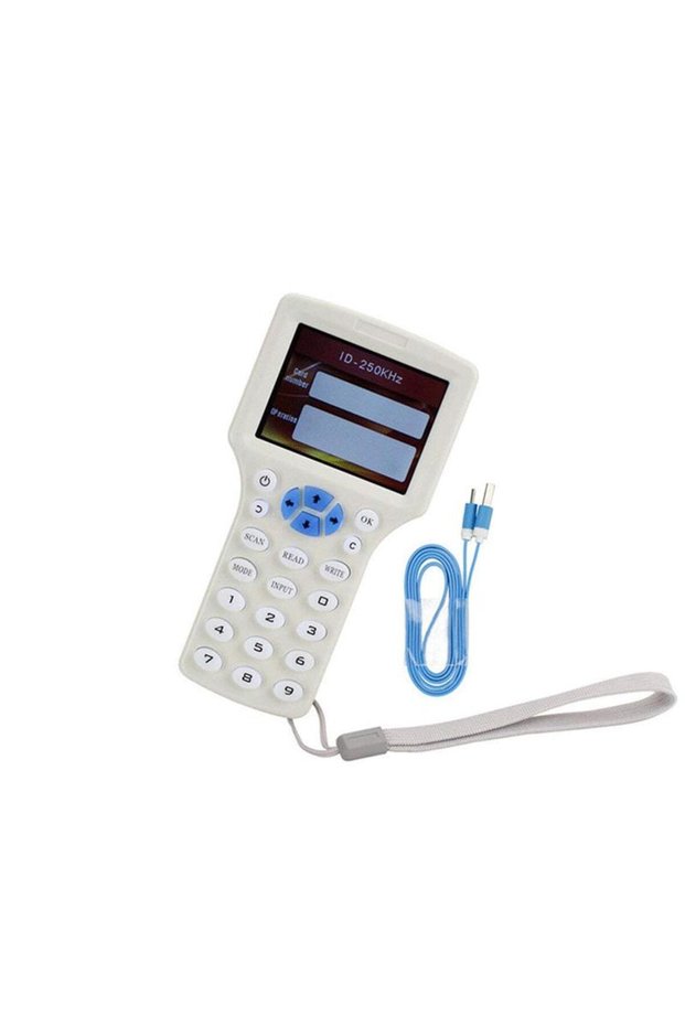 Stand-alone 10 Frequency NFC Smart Card Reader Writer RFID Copier Duplicator 125KHz 13.56MHz USB Fob