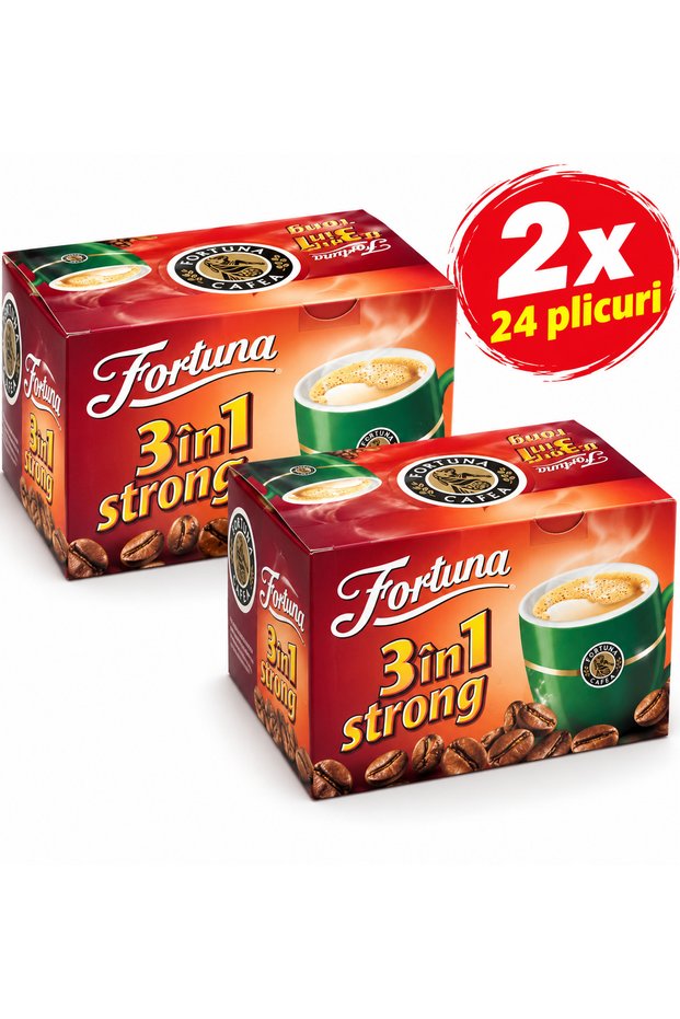 Pachet 2x 24 plicuri cafea strong