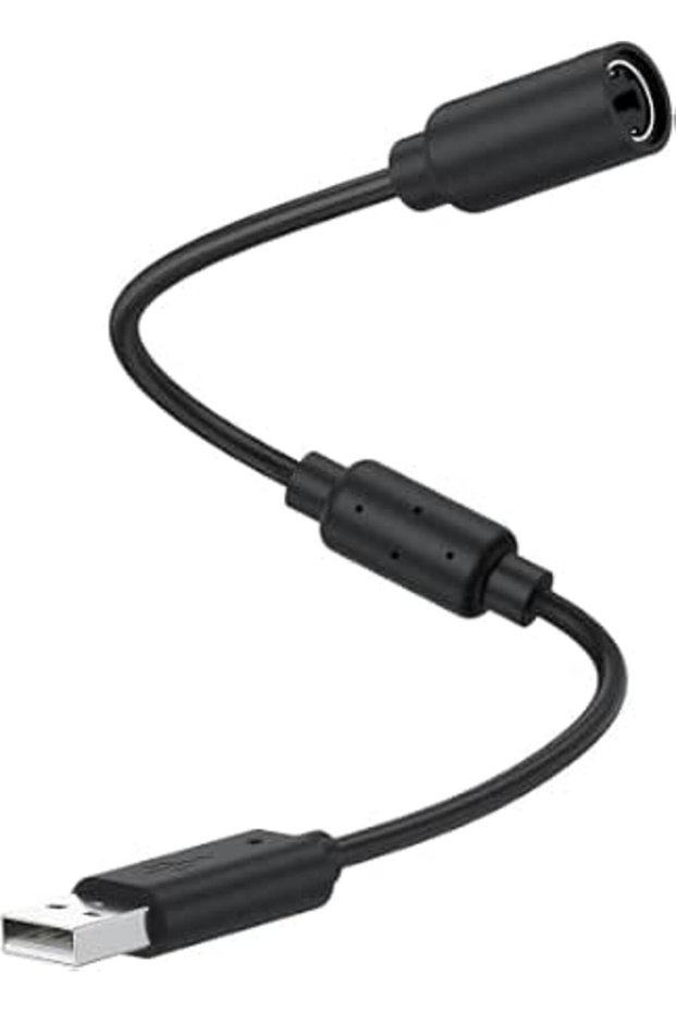 كابل USB قابل للفصل لجهاز Xbox 360، محول بديل لوحدة تحكم Xbox 360 متوافق مع لوجيتك