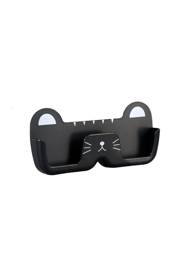 black 1pcs,Glasses Storage Rack, Wall-Mounted Home Sunglasses Organizer, No-Drill Wall Display Stand