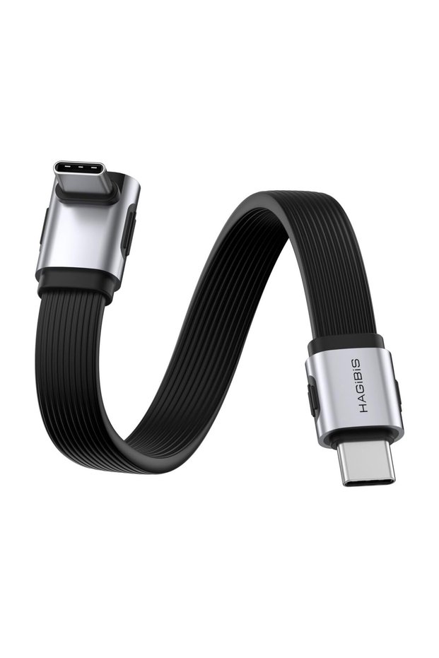 كابل USB4، نقل بيانات بسرعة 80 جيجابت في الثانية، شحن سريع بقوة 240 واط، كابل USB-C، كابل USB 4 V2.0 قصير بدقة 8K@60Hz للآيفون.
