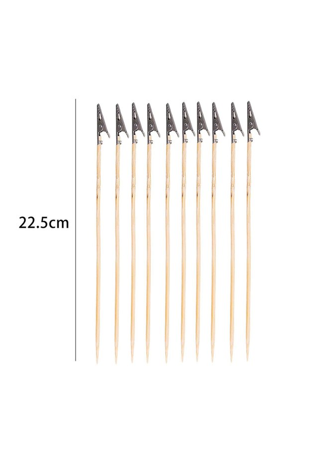 20pcs 22.5cm 17/22.5cm Wood and Metal Detachable Painting Stand Alligator Clamp Models DIY Craft Mod
