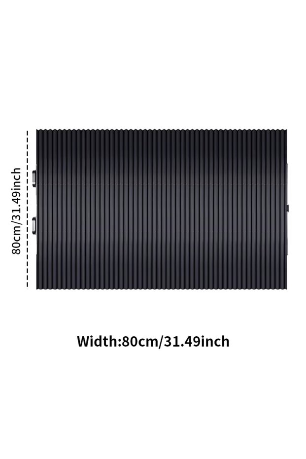 80cm-Lorry Car Retractable Windshield Sunshade with Suction Cups Folding Front Rear Window Sun Shade
